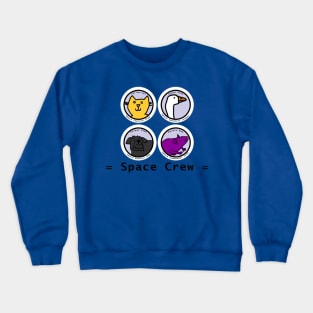 Space Crew 2420 with Space Commander Purple Rat Crewneck Sweatshirt